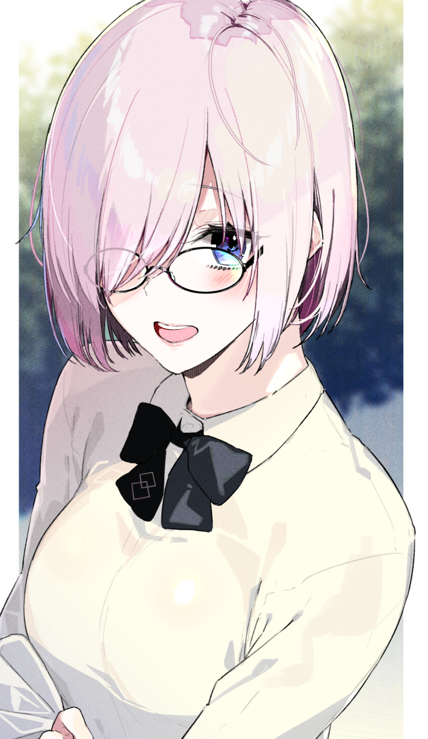 mash kyrielight (fate and 1 more) drawn by kayahara