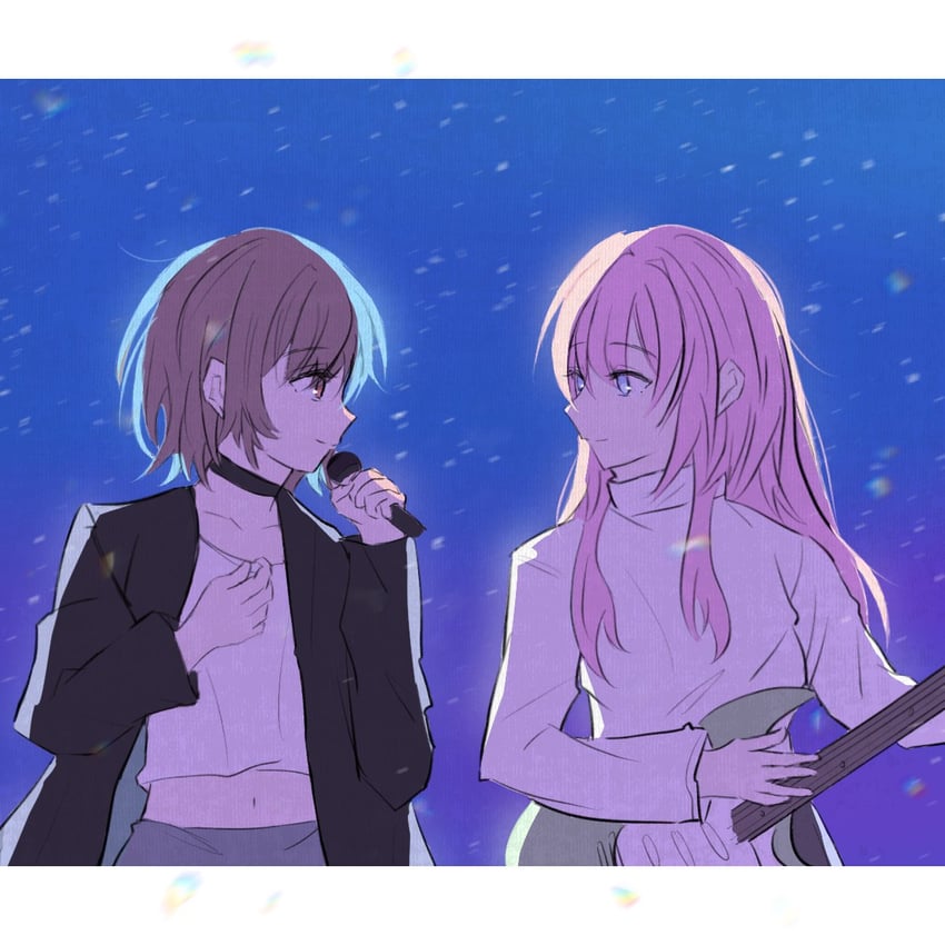 chihaya anon and takamatsu tomori (bang dream! and 1 more)