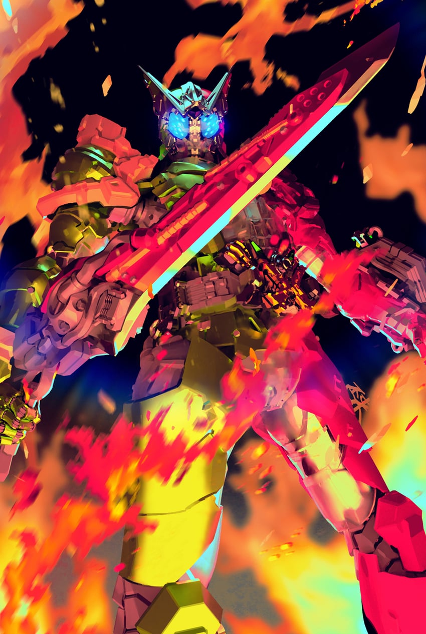 kamen rider double (kamen rider and 1 more) drawn by inaki_shinrou