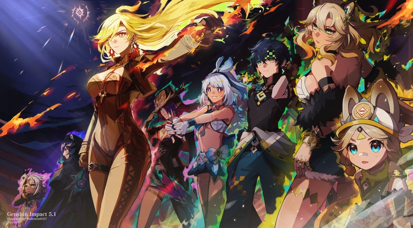 __mavuika_mualani_kinich_xilonen_kachina_and_3_more_genshin_impact_drawn_by_muri_pan_ichi_murimuri_geinin__sample-c9ac9b6dda609b87d1a70d398f5f4c0a.jpg