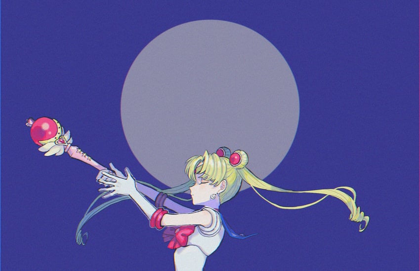 tsukino usagi and sailor moon (bishoujo senshi sailor moon and 1 more) drawn by yoshioka_suke