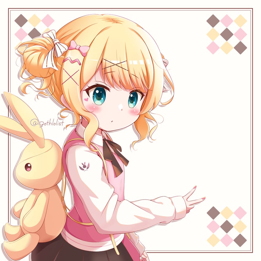 kirima syaro (gochuumon wa usagi desu ka?) drawn by goth_risuto
