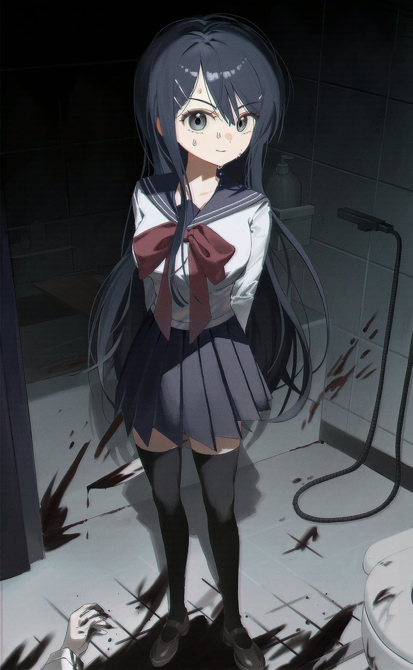 maizono sayaka (danganronpa and 1 more) drawn by chama_(chacoc0)