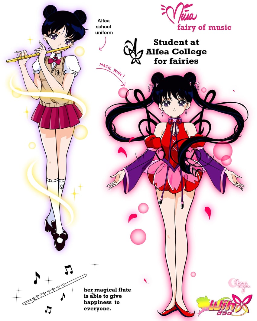 musa (bishoujo senshi sailor moon and 1 more) drawn by honeymoonpetal