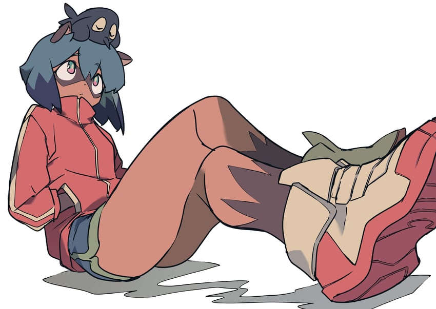 kagemori michiru and kuro (brand new animal) drawn by yuateheng