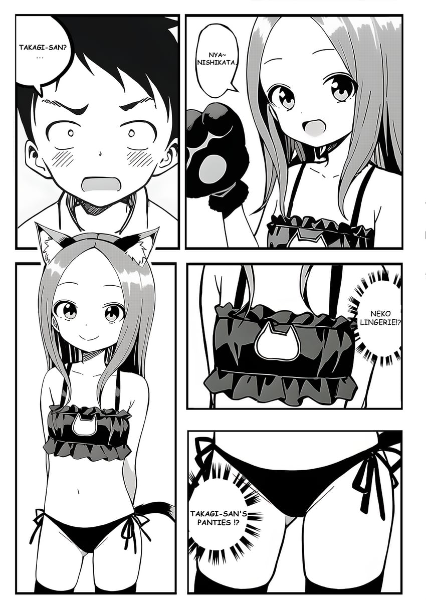 takagi-san and nishikata (karakai jouzu no takagi-san) drawn by vaamos