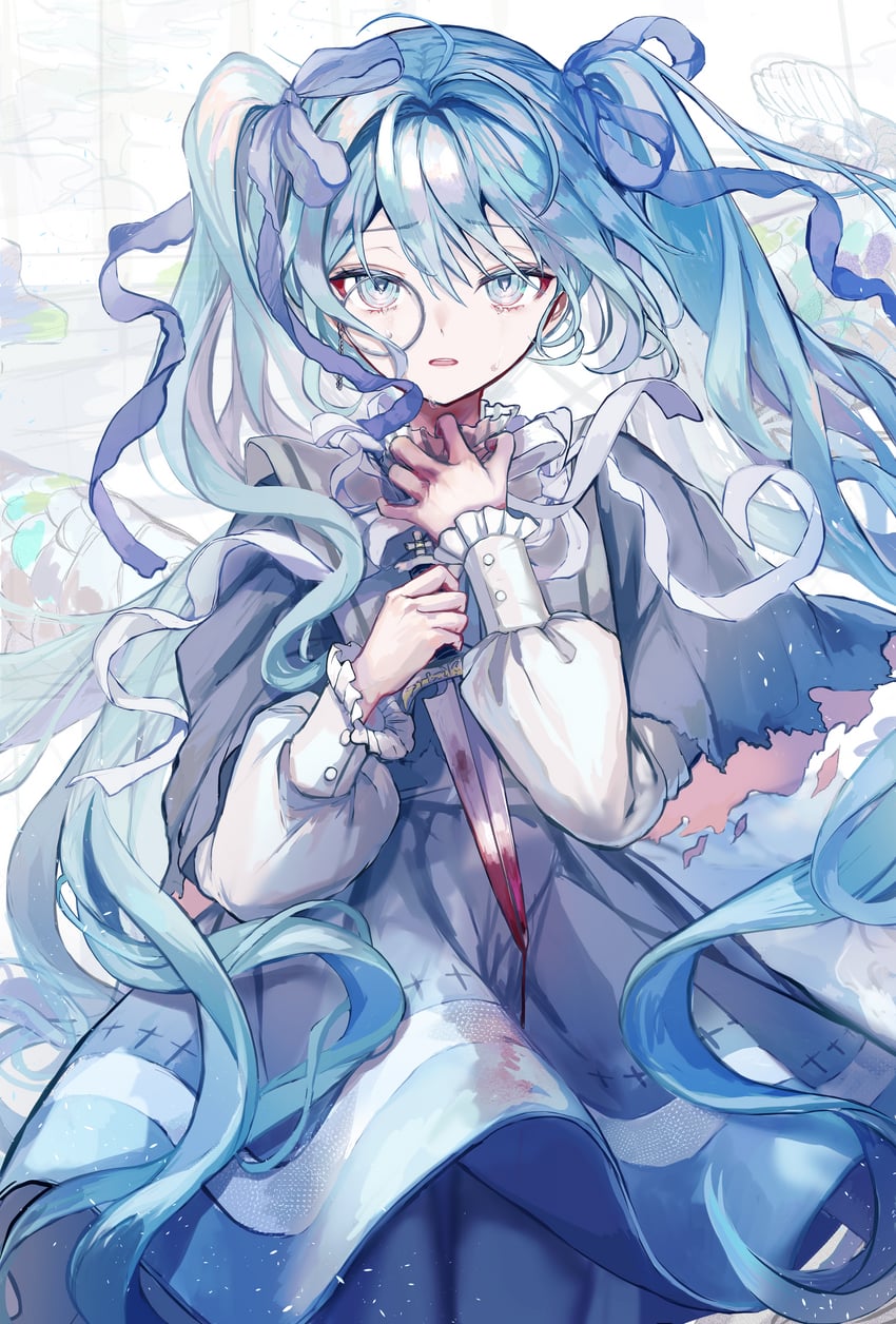 hatsune miku (vocaloid and 1 more) drawn by pipi_(pipinavigation)