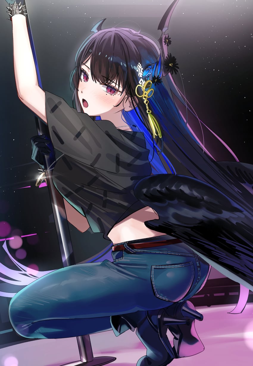 nerissa ravencroft (hololive and 2 more) drawn by yomosaka
