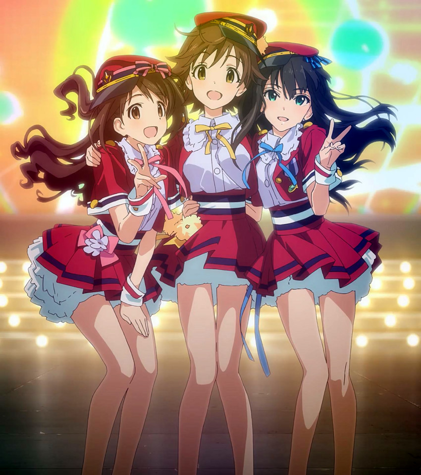 shibuya rin, shimamura uzuki, and honda mio (idolmaster and 1 more)