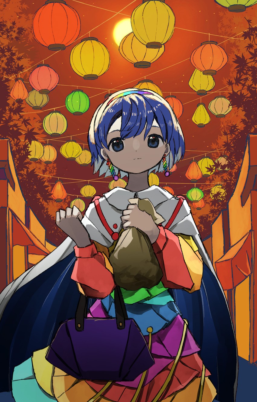 tenkyuu chimata (touhou and 1 more) drawn by neruzou