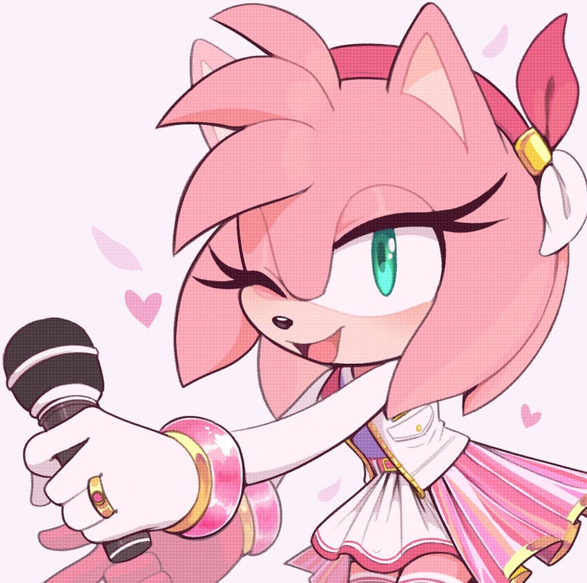 amy rose (sonic and 1 more) drawn by toonsite