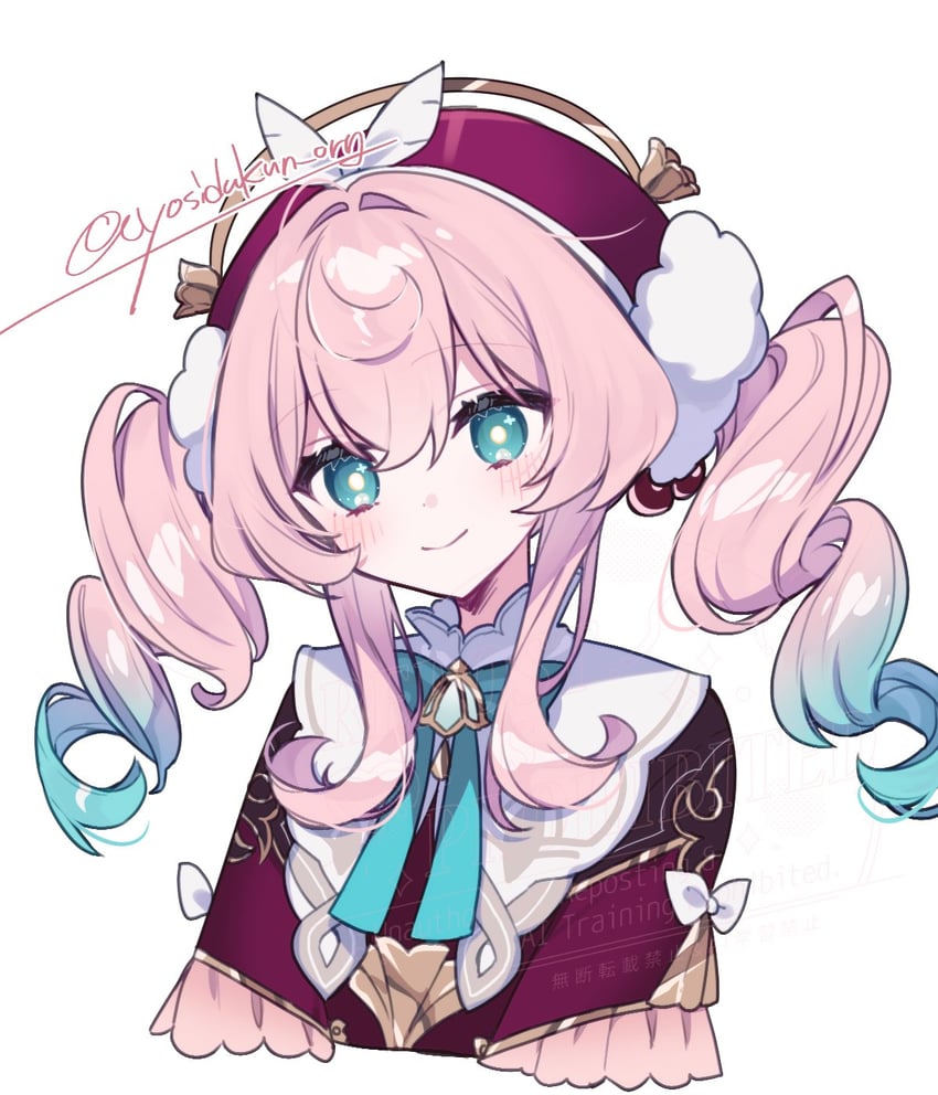 hyacine (honkai and 1 more) drawn by yomoda_(7taizai7bitoku)