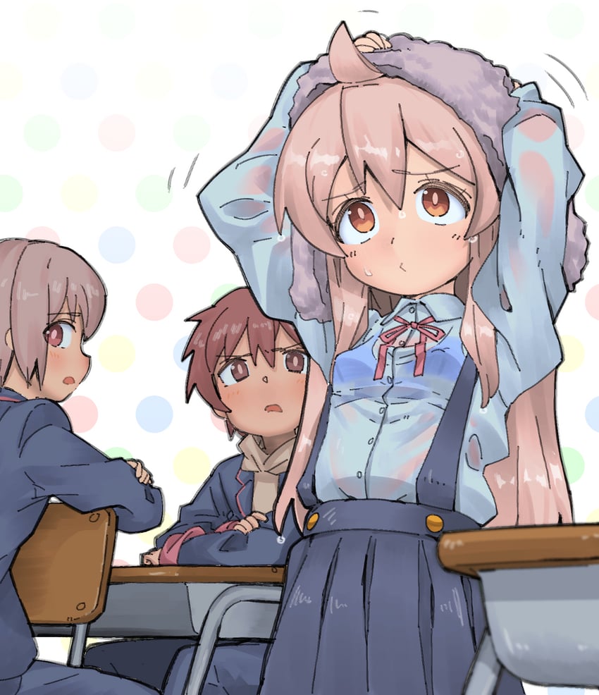 oyama mahiro, senkawa minato, and sakurada yuuta (onii-chan wa oshimai!) drawn by shiriananmin