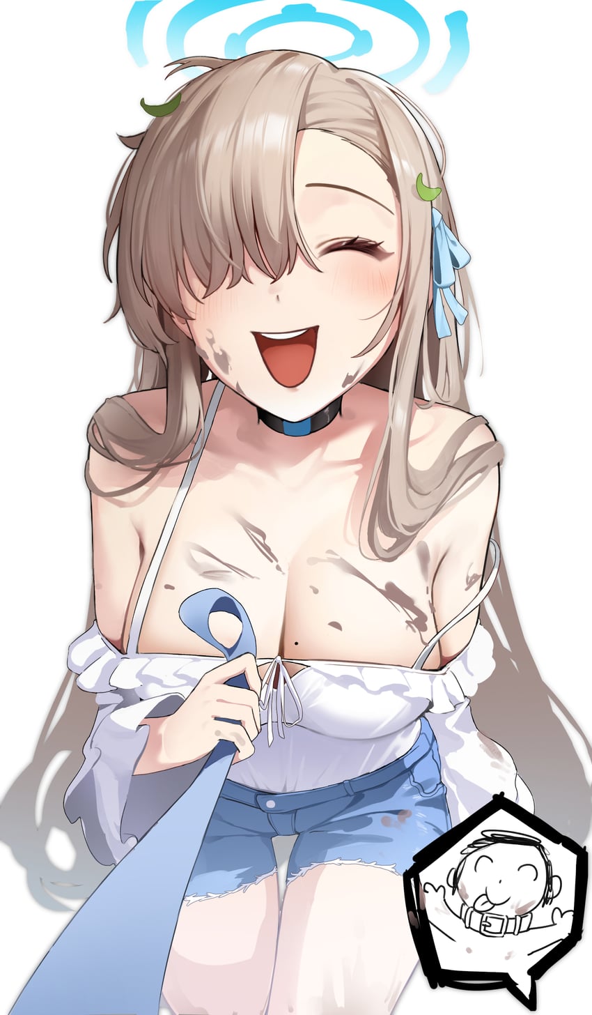 sensei, doodle sensei, and asuna (blue archive) drawn by oeuia