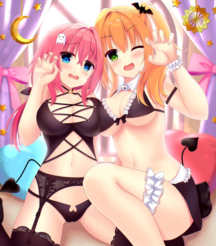 tokiwa kano and ryuukan ameri (hamidashi creative) drawn by nanatsu_(na_na_tsu)