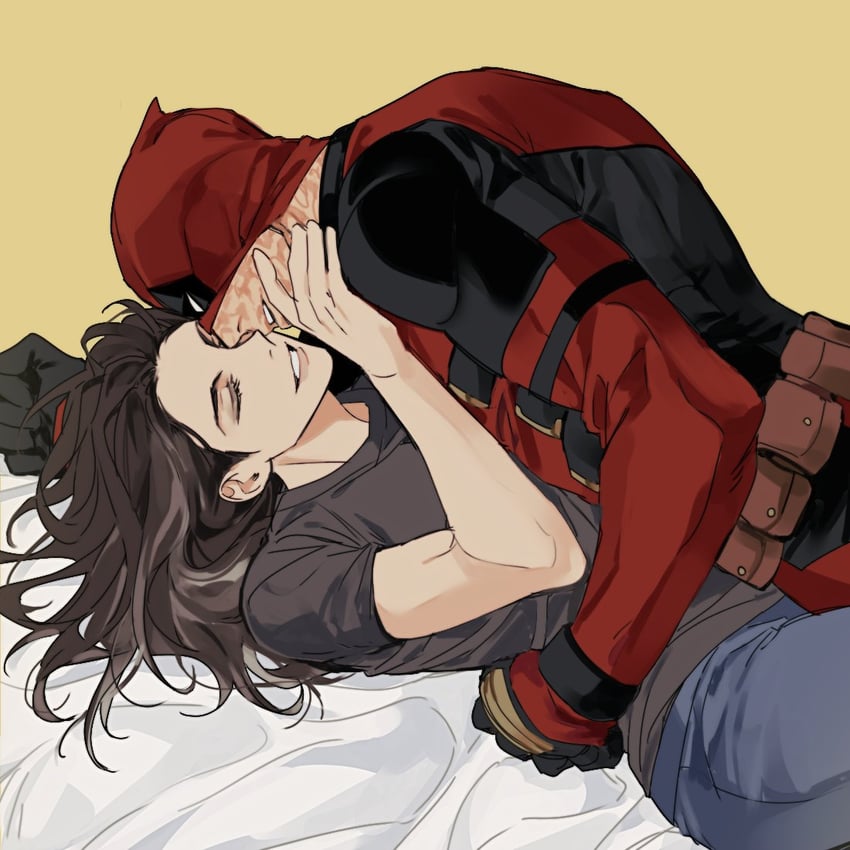 deadpool and vanessa carlysle (marvel and 1 more) drawn by gugusam0
