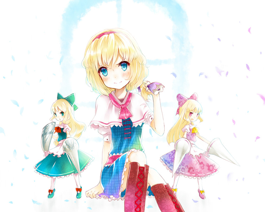 alice margatroid and shanghai doll (touhou) drawn by reeh_(yukuri130)