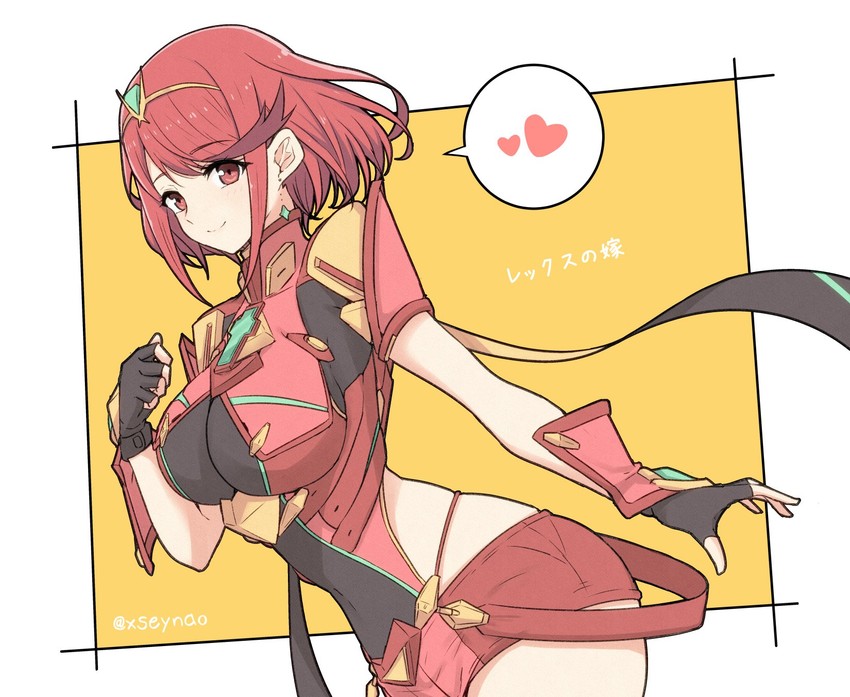 pyra (xenoblade chronicles and 1 more) drawn by mochimochi_(xseynao)