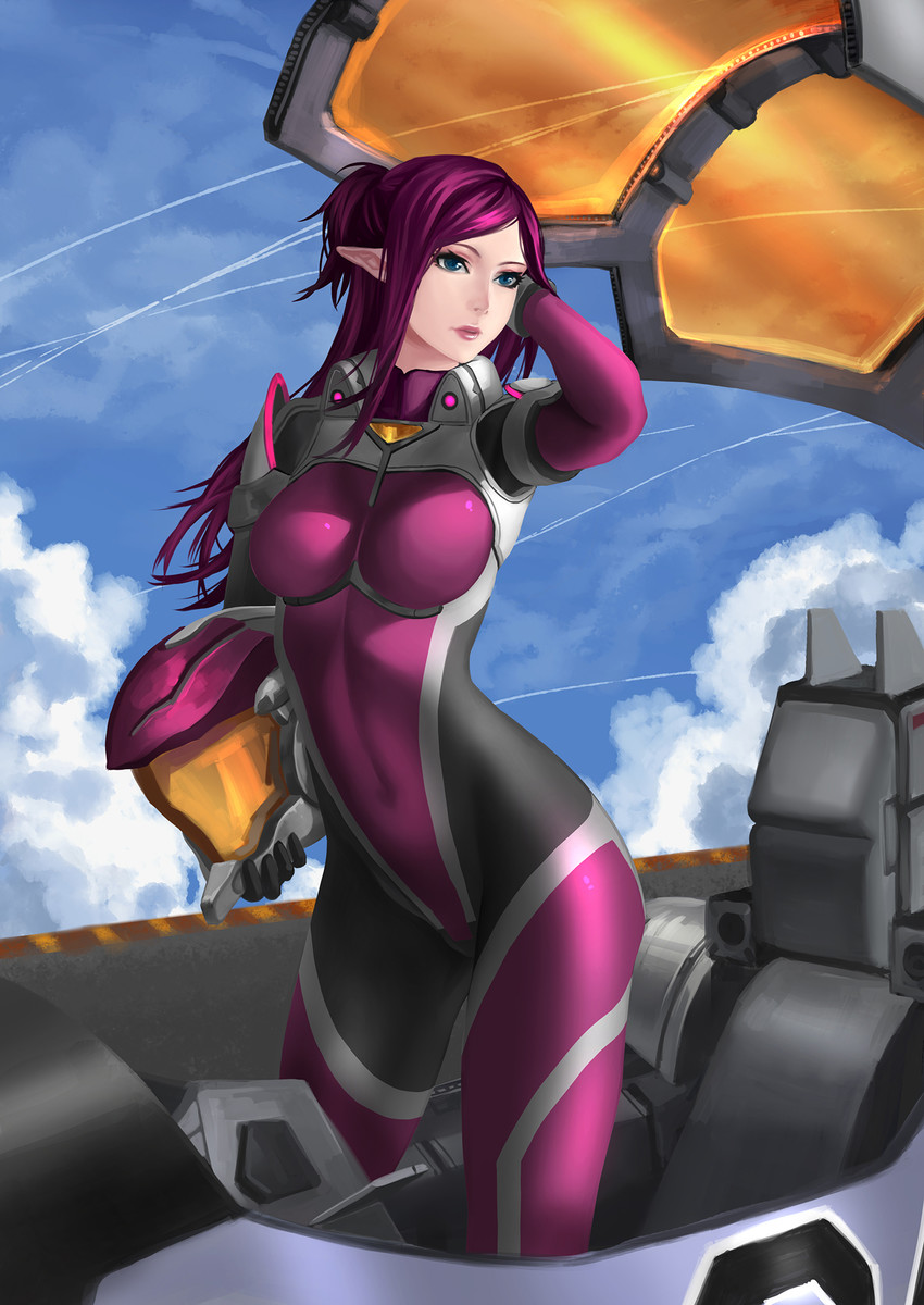 mirage farina jenius, vf-31, ex-gear, and vf-31c (macross and 1 more) drawn by yand