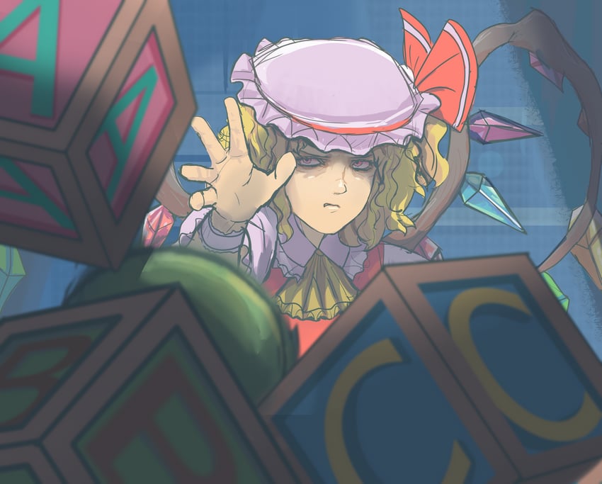 flandre scarlet (touhou) drawn by ottagon2