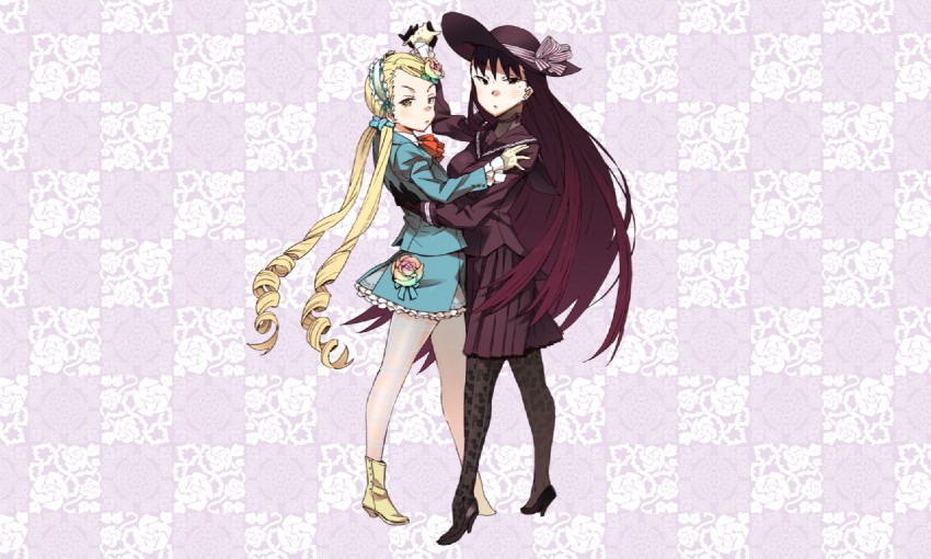 kurenai yuugure and asahina tomoshibi (yuuhi romance) drawn by katou_haruaki
