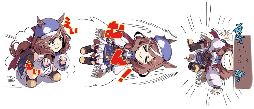 luigi and matikane tannhauser (umamusume and 2 more) drawn by jichou_senshi