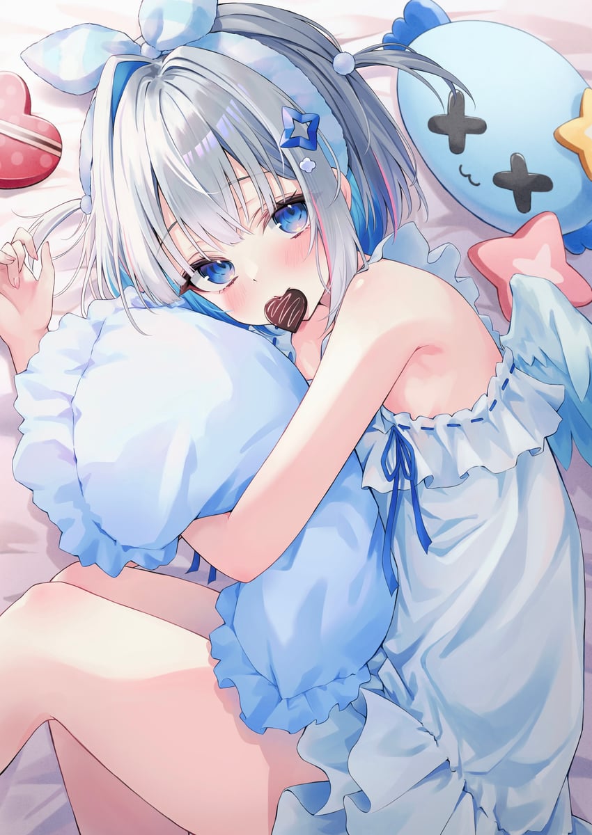 amane kanata and upao (hololive) drawn by aoha_(aohasora)