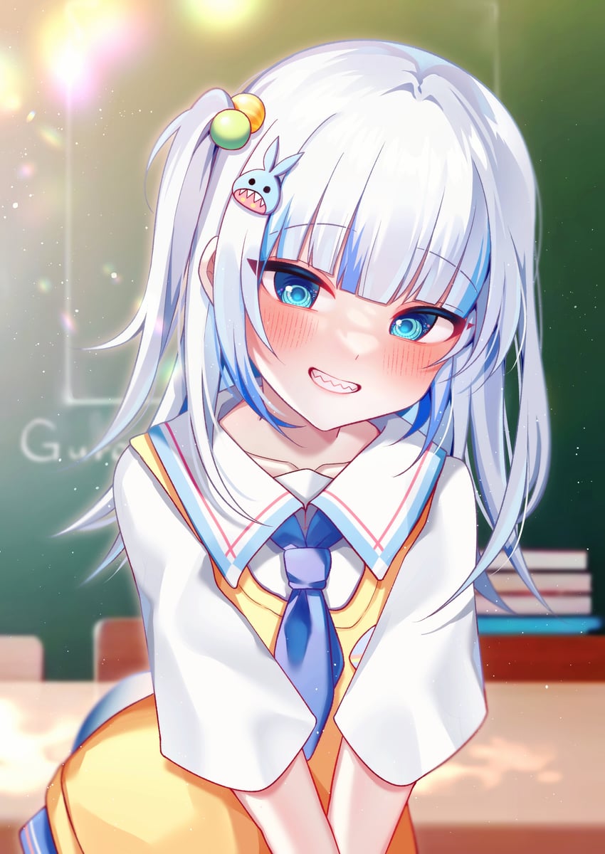 gawr gura (hololive and 1 more) drawn by llg062666