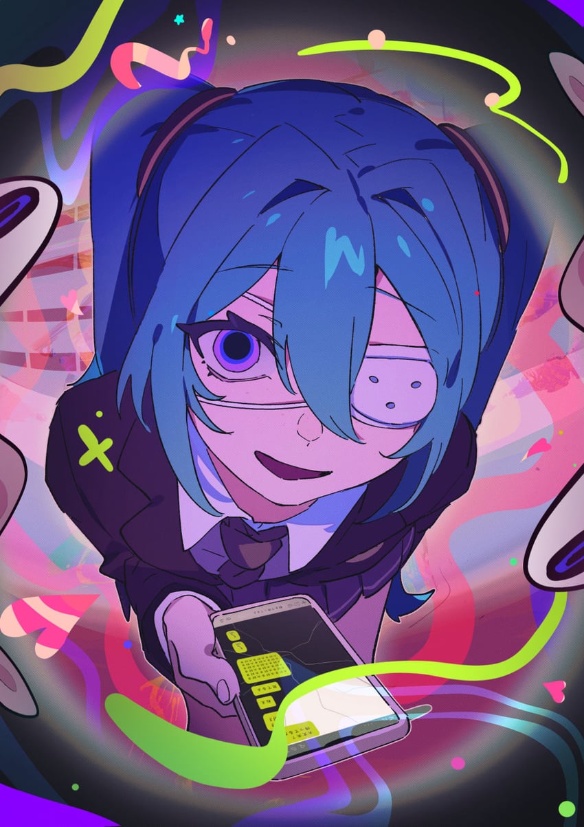 hatsune miku (vocaloid and 1 more) drawn by hassan_(sink916)