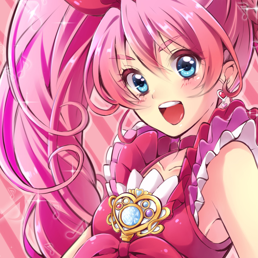houjou hibiki and cure melody (precure and 1 more) drawn by yuucho_(cololal)
