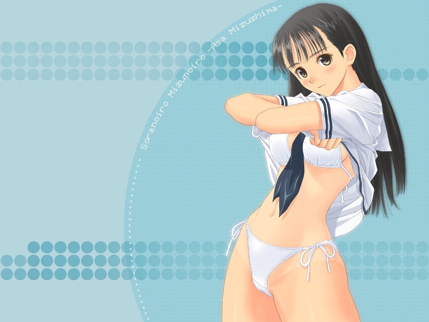 mizushima asa (sora no iro mizu no iro) drawn by tony_taka