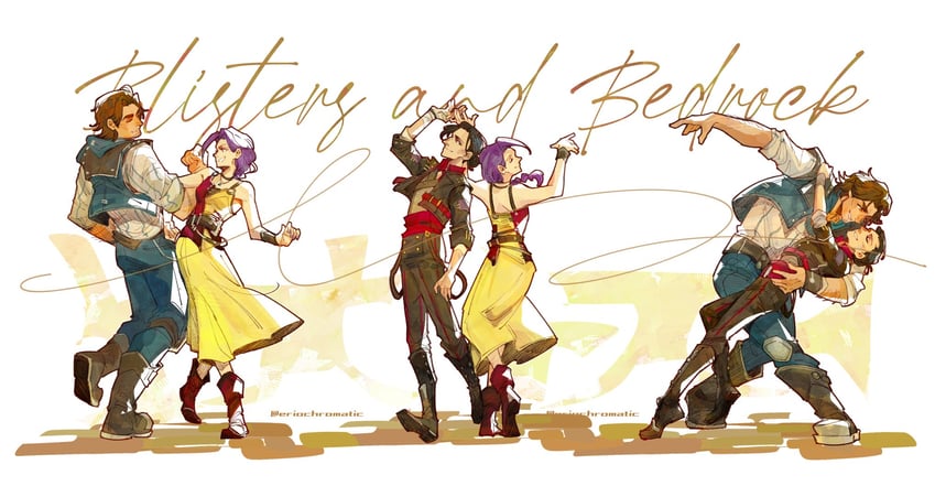 silco, vander, and felicia (league of legends and 1 more) drawn by eriochromatic
