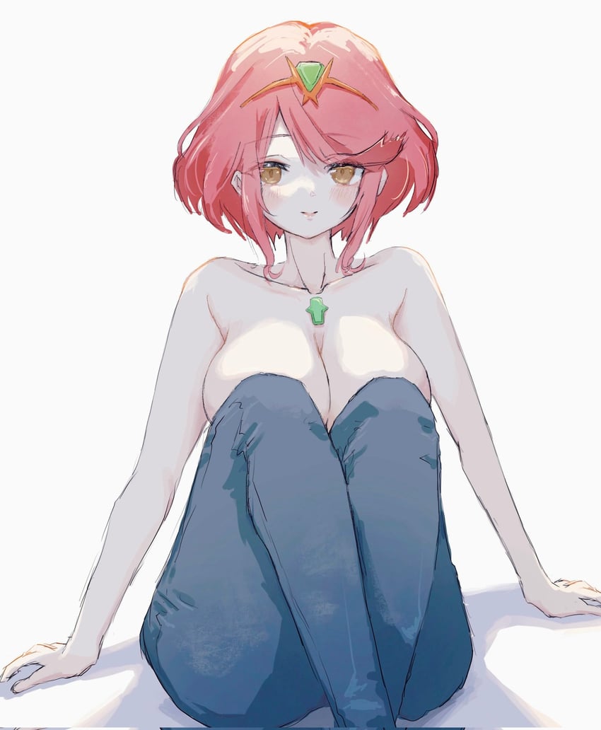 pyra (xenoblade chronicles and 1 more) drawn by takumi_(user_xmwf4727)
