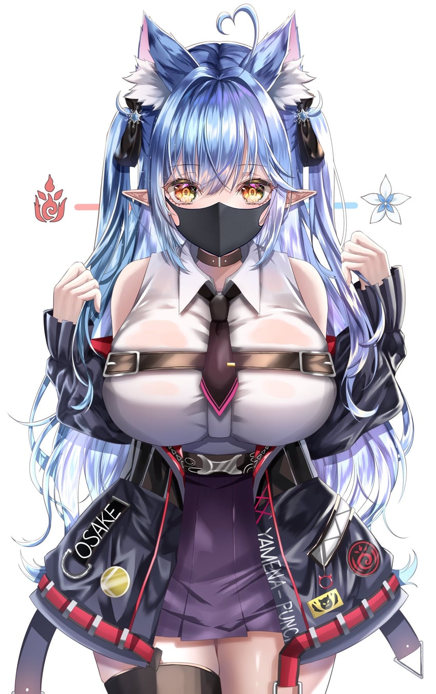 yukihana lamy and nakiri ayame (hololive) drawn by kasakai_hikaru