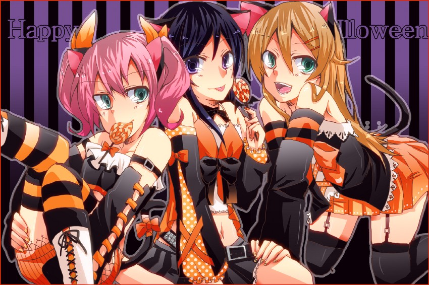 kousaka kirino, aragaki ayase, and kurusu kanako (ore no imouto ga konna ni kawaii wake ga nai) drawn by keita_(tundereyuina)