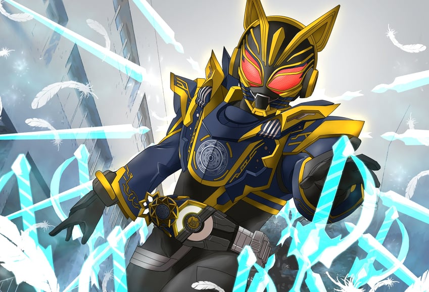 kamen rider na-go (kamen rider and 1 more) drawn by miyabi_(037)