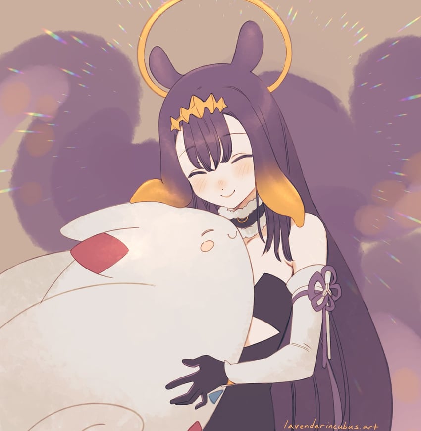 ninomae ina'nis and togekiss (pokemon and 2 more) drawn by roarke_(lavenderincubus)
