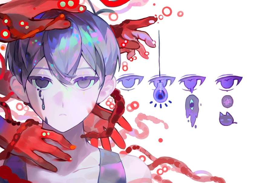 omori, something, and mewo (omori) drawn by czorimu