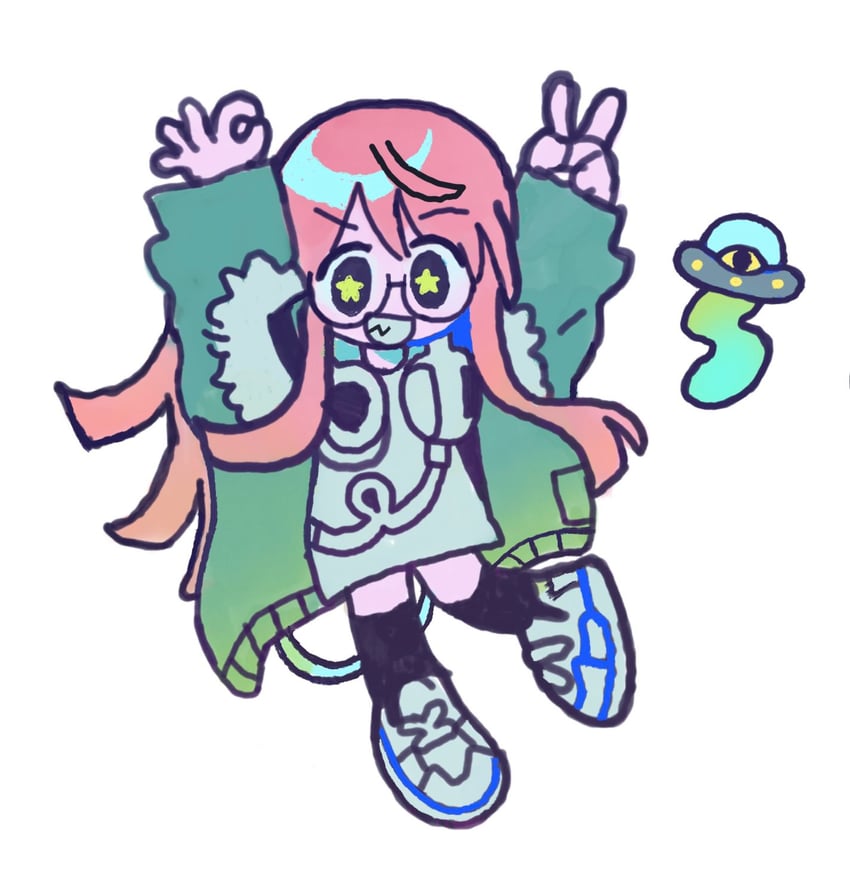 sakura futaba (persona and 1 more) drawn by melps
