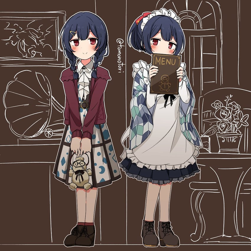 morino rinze (idolmaster and 1 more) drawn by torinabe