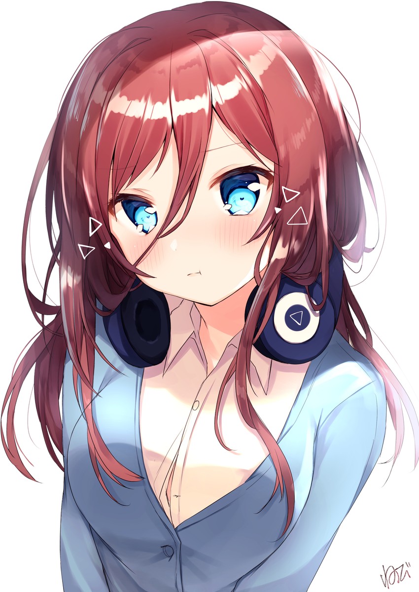 nakano miku (go-toubun no hanayome) drawn by nenobi_(nenorium)