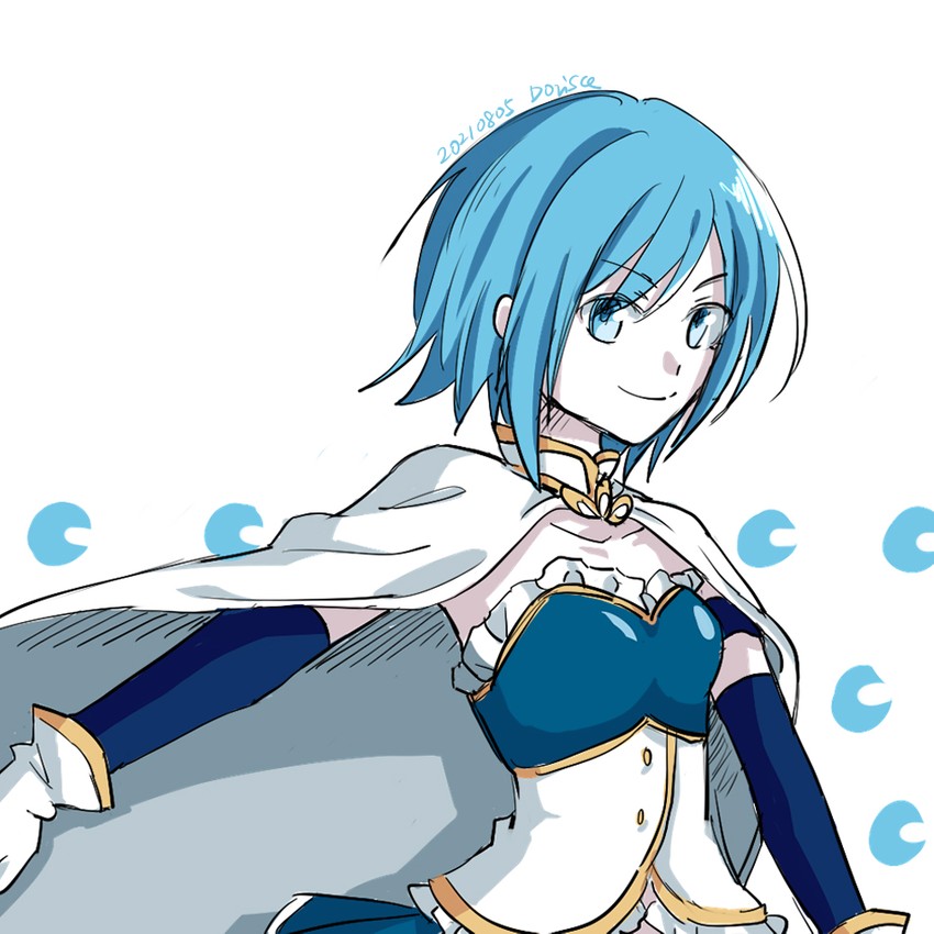 miki sayaka (mahou shoujo madoka magica) drawn by dorisq