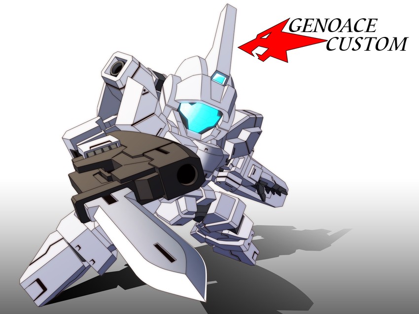 genoace custom (gundam and 2 more) drawn by yugo_ama_toki