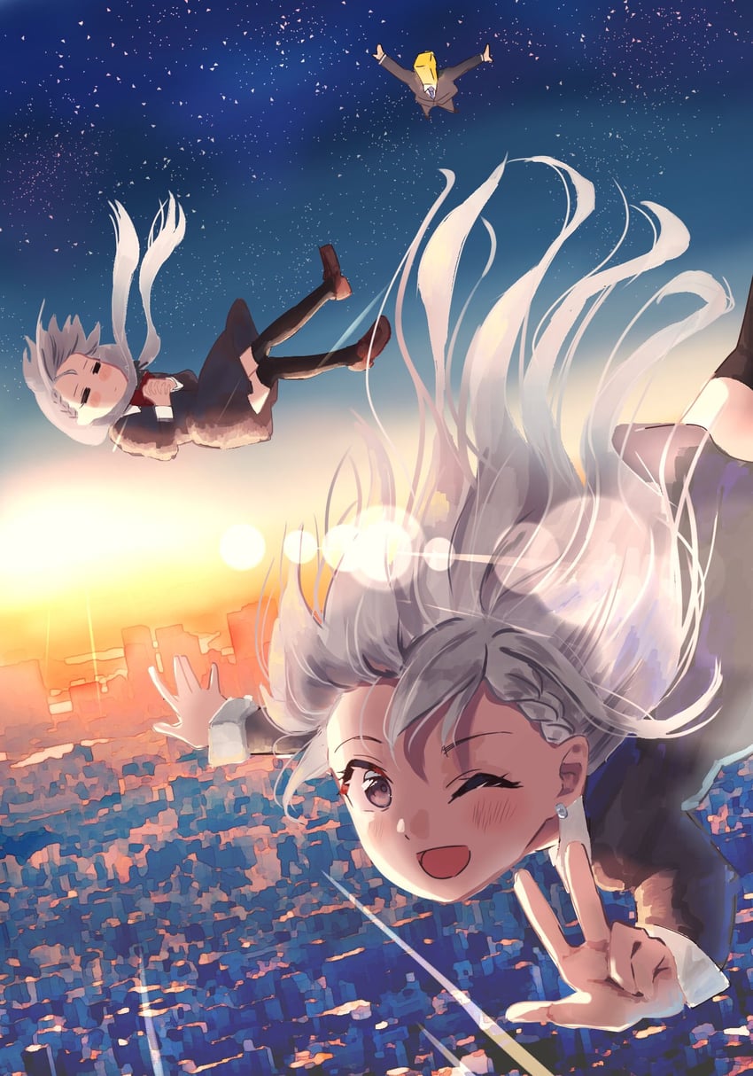 producer, p-head producer, hisakawa hayate, and hisakawa nagi (idolmaster and 1 more) drawn by bk_mru