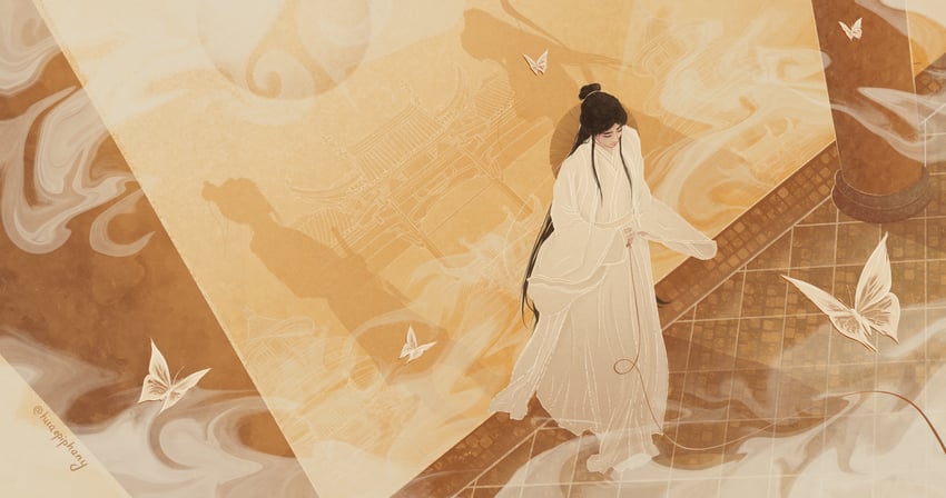 xie lian, mu qing, and feng xin (tianguan cifu) drawn by huaepiphany