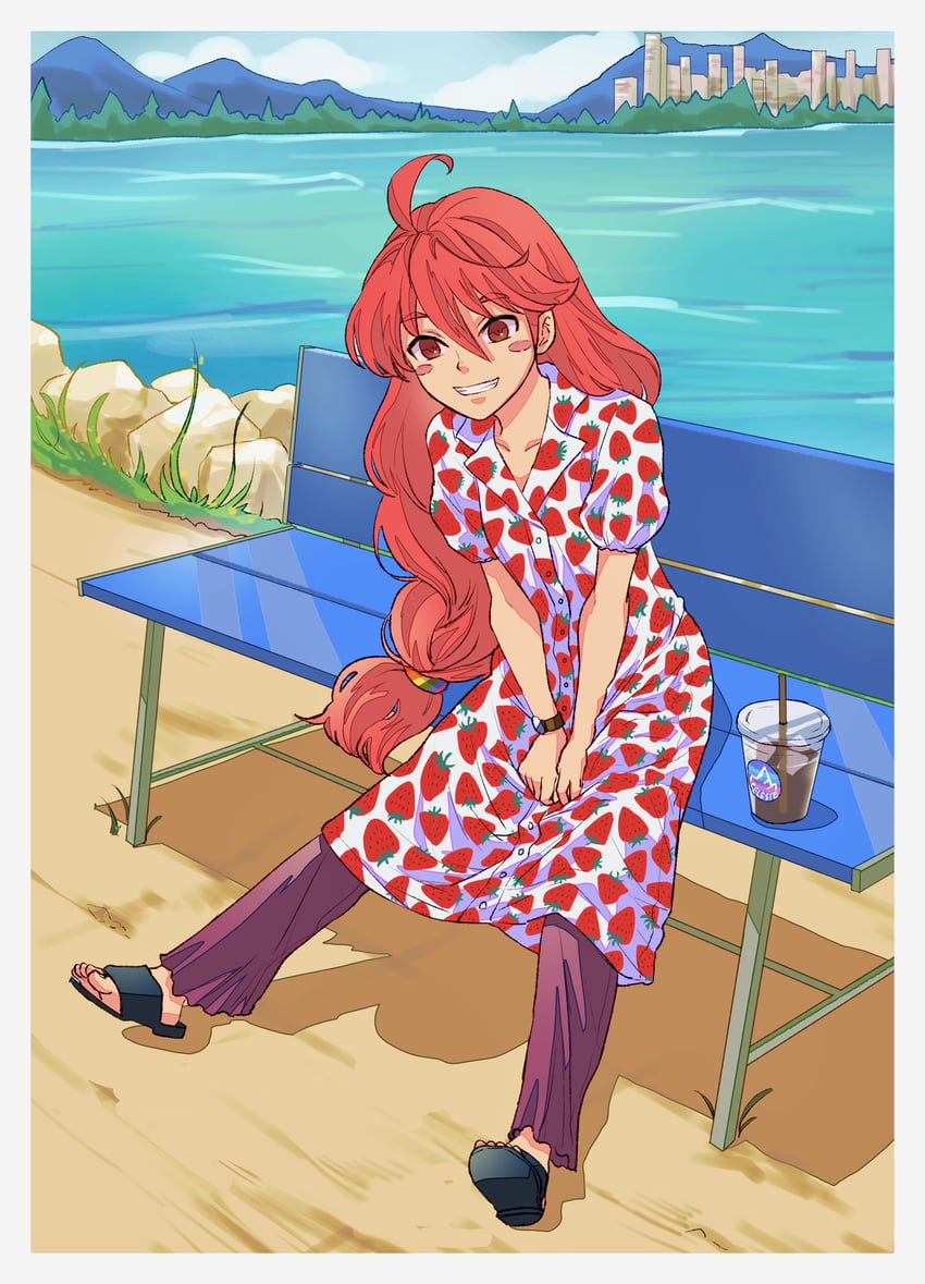 madeline (celeste) drawn by fuwamoko_momen_toufu