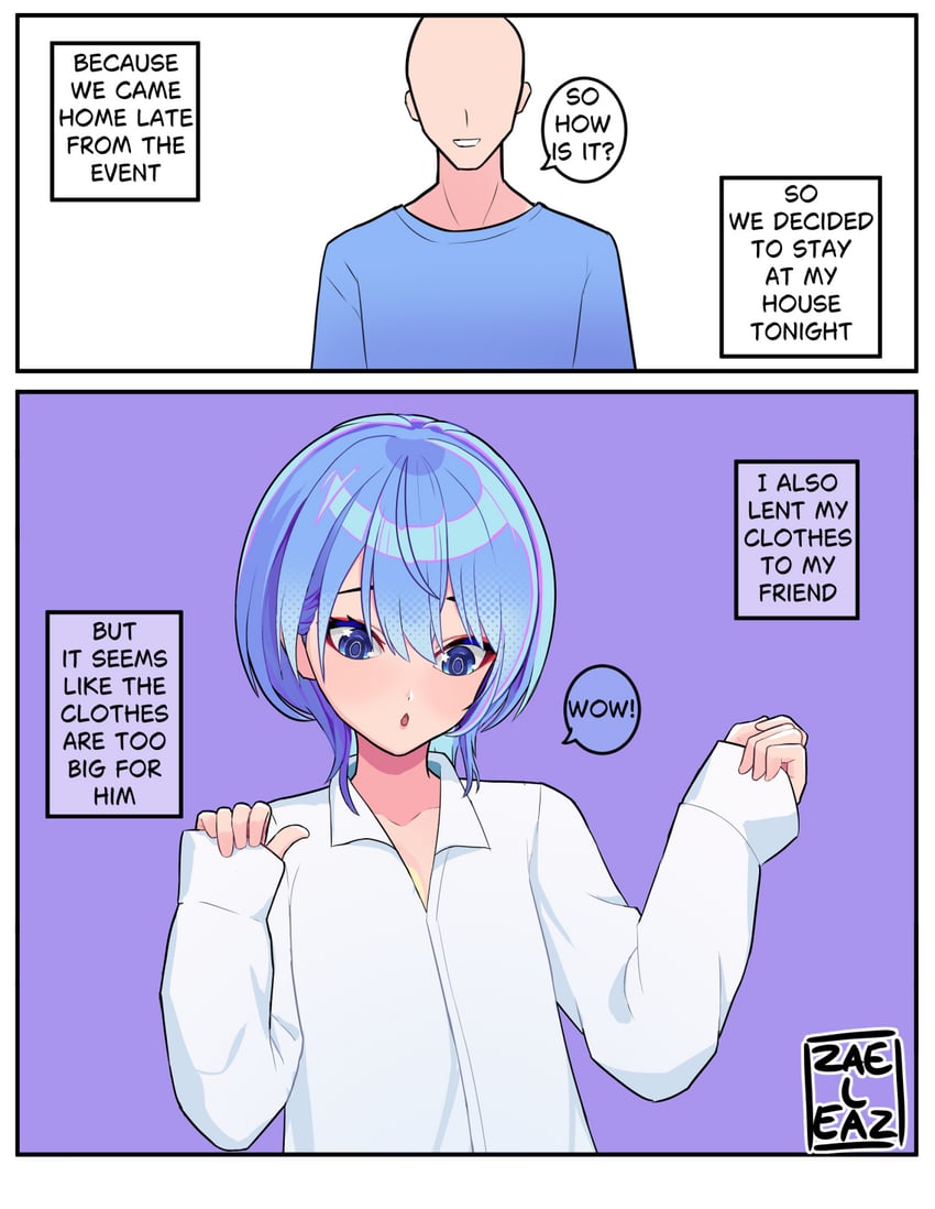 hoshimachi suisei (original and 1 more) drawn by jaheterbang