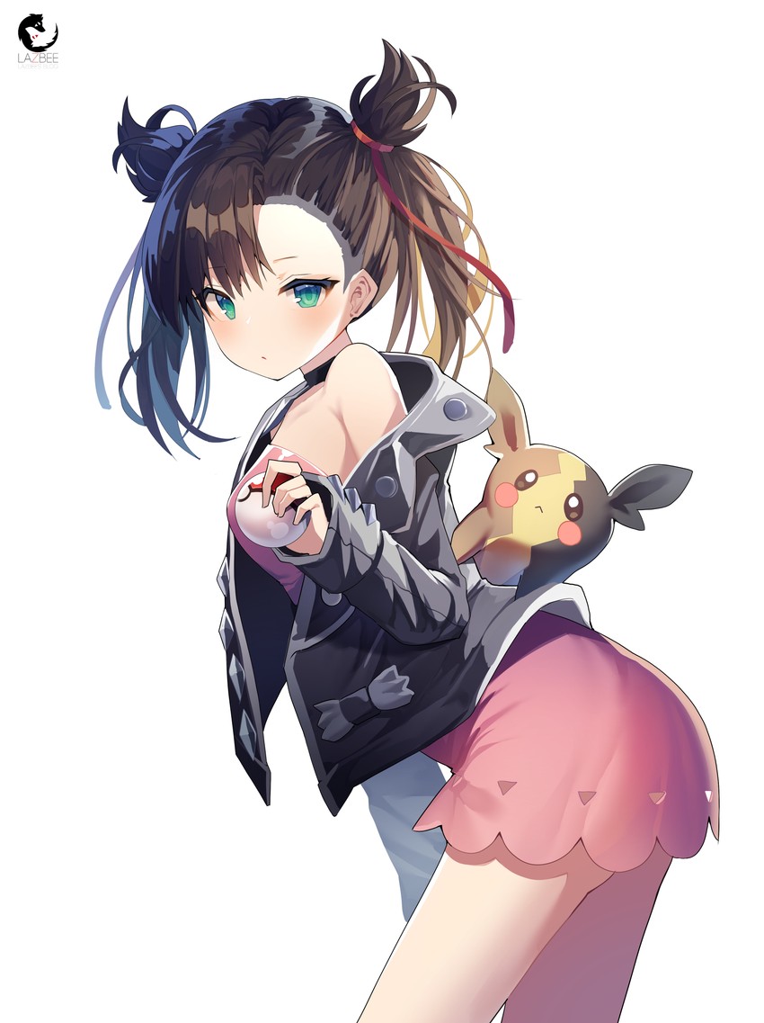 marnie and morpeko (pokemon and 1 more) drawn by lazbee