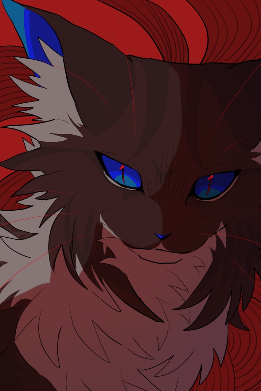 hawkfrost (warrior cats and 1 more) drawn by minamia23