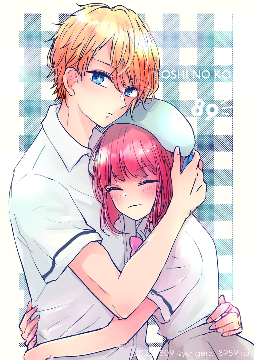 arima kana and hoshino aquamarine (oshi no ko) drawn by yurigera_8959